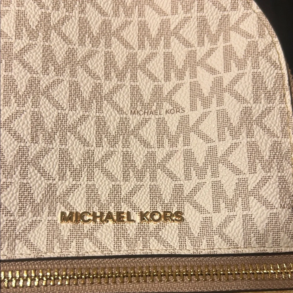 Michael Kors Beige and Yellow Women's Mini Backpack - Picture 2 of 12